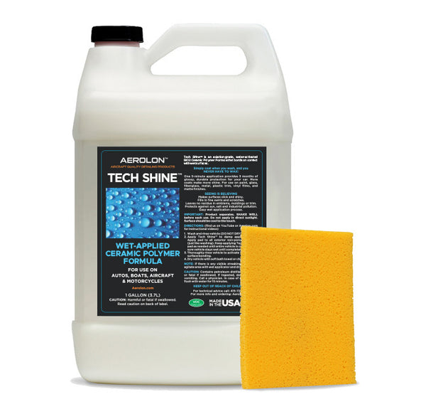 Buy Tech Shine™ 16oz Bottle and Pad  Aerolon Professional Detailing  Products
